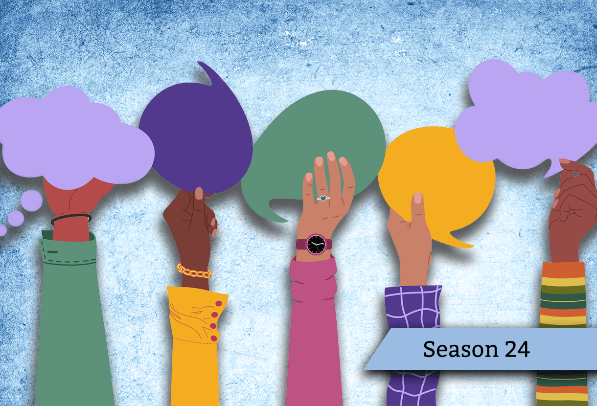 image: Multiracial hands holding speech bubbles, ideas exchange. (iStockphoto)