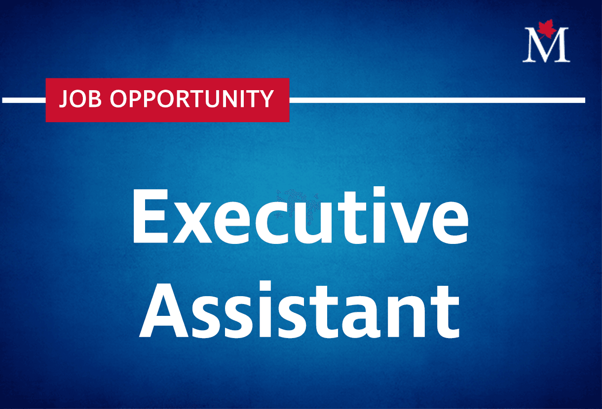 Job opportunity: Executive Assistant
