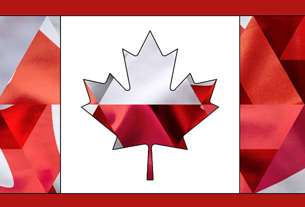 image: Canada flag with abstracted flag in background (iStockphoto)