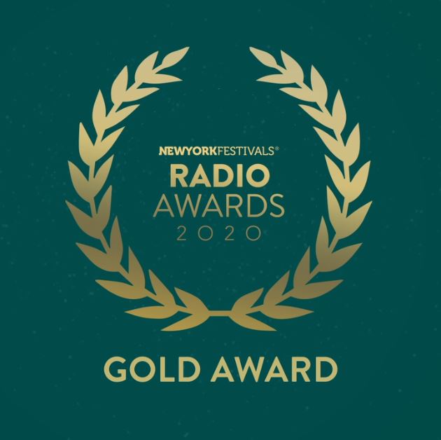 image: New York Festivals Radio Awards 2020 Gold Award